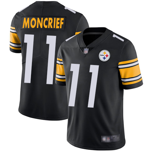 Men Pittsburgh Steelers Football #11 Limited Black Donte Moncrief Home Vapor Untouchable Nike NFL Jersey->pittsburgh steelers->NFL Jersey